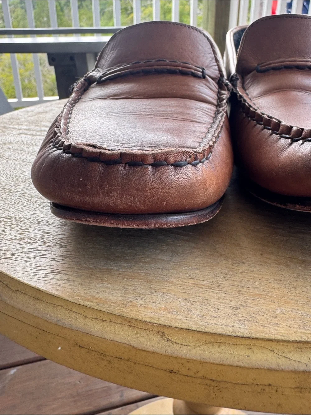 Allen Edmonds Super Sport Brown Leather Driving Loafers Men’s 8D